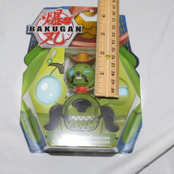 Bakugan Cowboy Cubbo Figure Card BakuCore Transforming Action Figure Green NEW - Picture 2 of 3